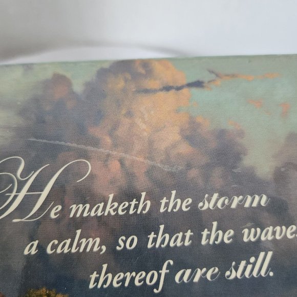 Vtg Thomas Kinkade Nesting Boxes Set Painter Of Light Amcal Scripture Lighthouse - Picture 9 of 14